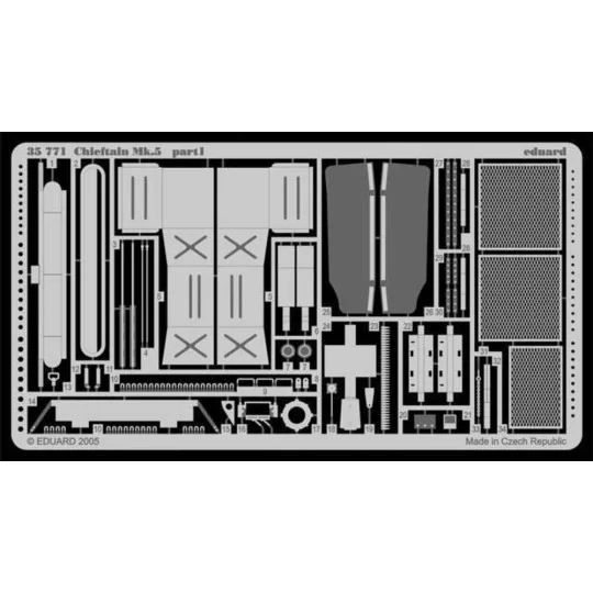 Chieftain Mk. 5 für Tamiya Bausatz 35068, 1/35 - Eduard Accessories...
