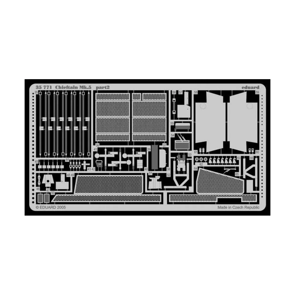 Chieftain Mk. 5 für Tamiya Bausatz 35068, 1/35 - Eduard Accessories...