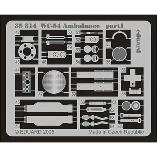 WC-54 Ambulance für Italeri Bausatz, 1/35 - Eduard Accessories 35814