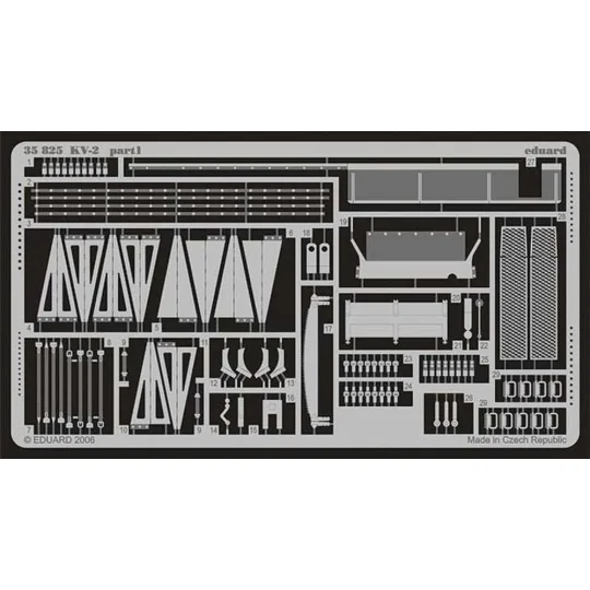 KV-2 für Trumpeter Bausatz, 1/35 - Eduard Accessories 35825