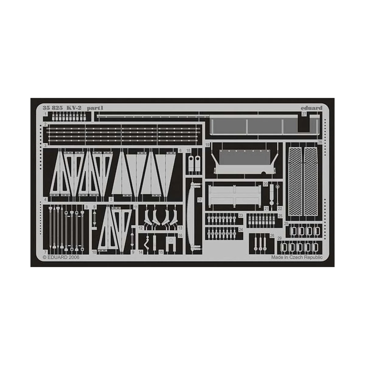 KV-2 für Trumpeter Bausatz, 1/35 - Eduard Accessories 35825