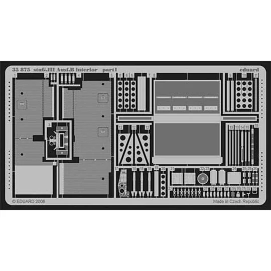 StuG.III Ausf.B interior Für Tamiya Bausatz., 1/35 - Eduard Accesso...