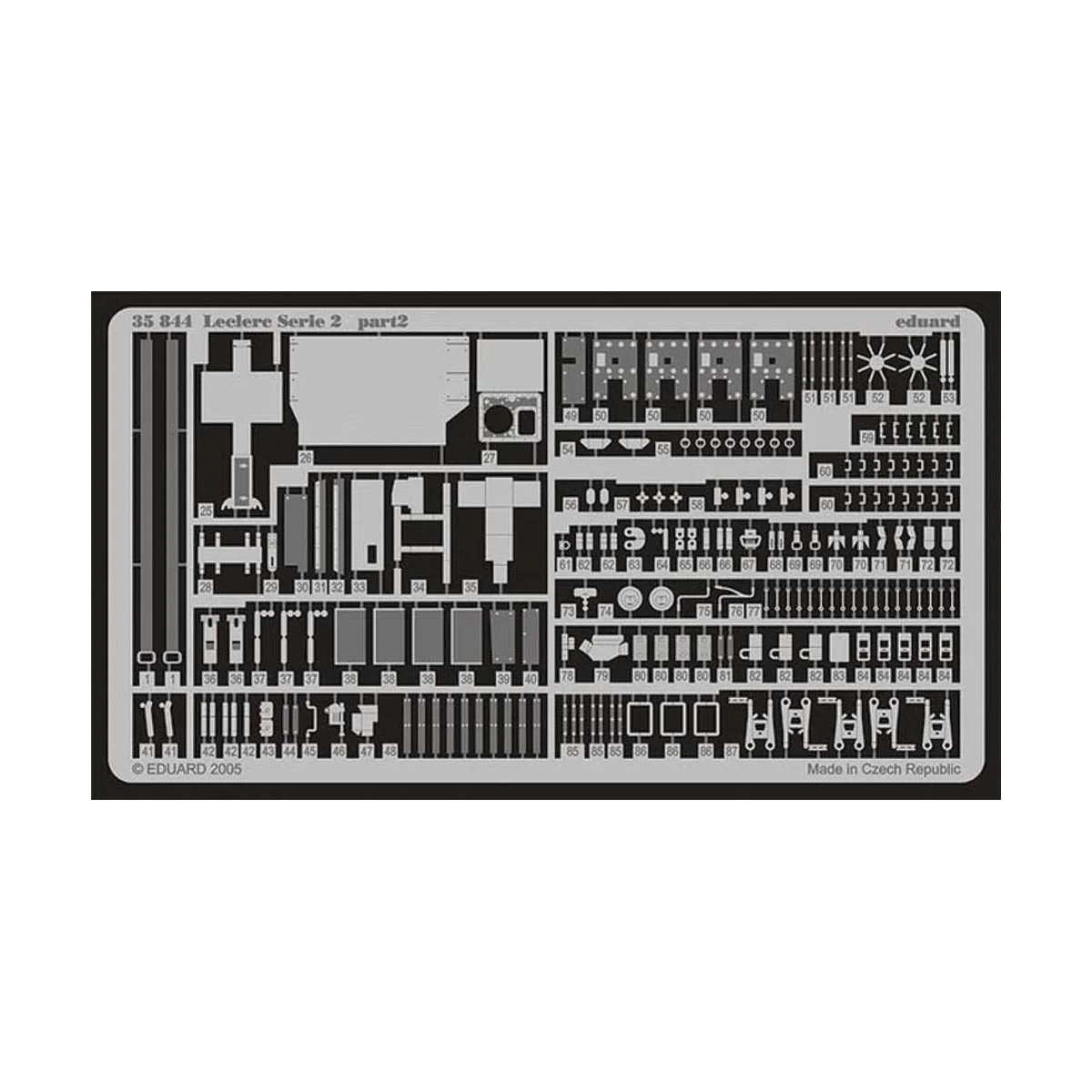 Leclerc Serie 2 für Tamiya Bausatz, 1/35 - Eduard Accessories 35844