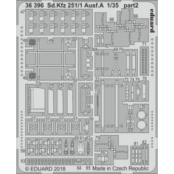 Sd.Kfz 251/1 Ausf.A for ICM, 1/35 - Eduard Accessories 36396 2
