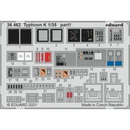 Typhoon K 1/35 for ZVEZDA, 1/35 - Eduard Accessories 36462