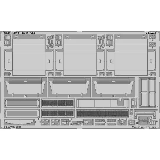 KV-2, 1/35 - Eduard Accessories 36481