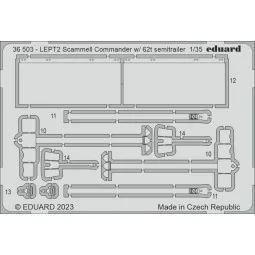 Scammel Commander w/ 62t semitrailer 1/35 HOBBY BOSS, 1/35 - Eduard... 2