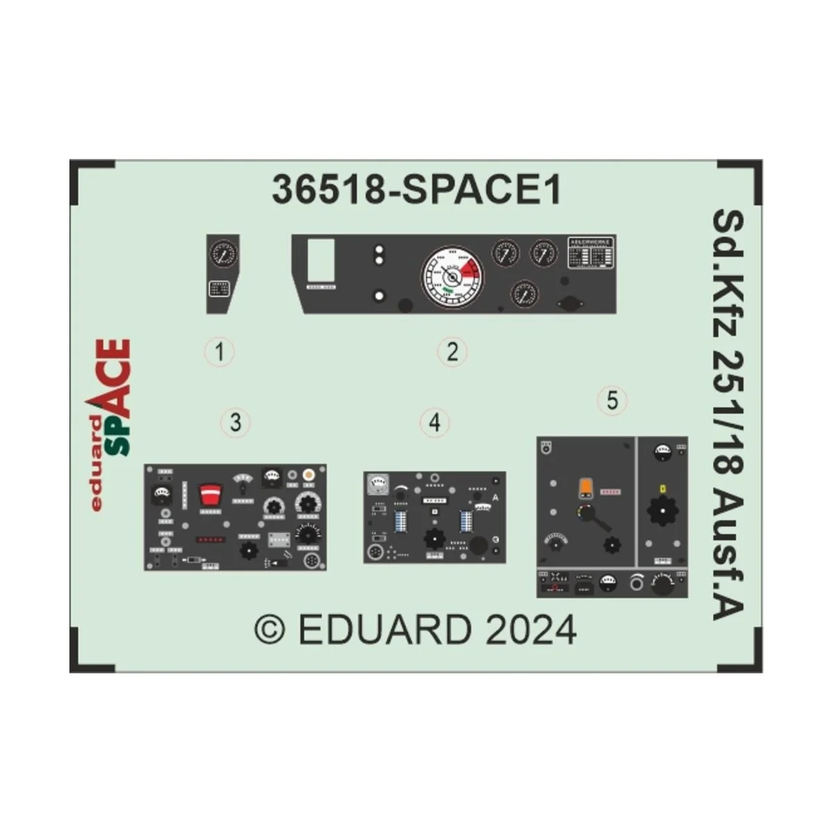 Sd.Kfz. 251/18 Ausf. A ICM, 1/35 - Eduard Accessories 36518