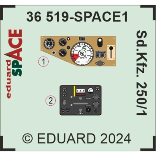 Sd.Kfz. 250/1, 1/35 - Eduard Accessories 36519