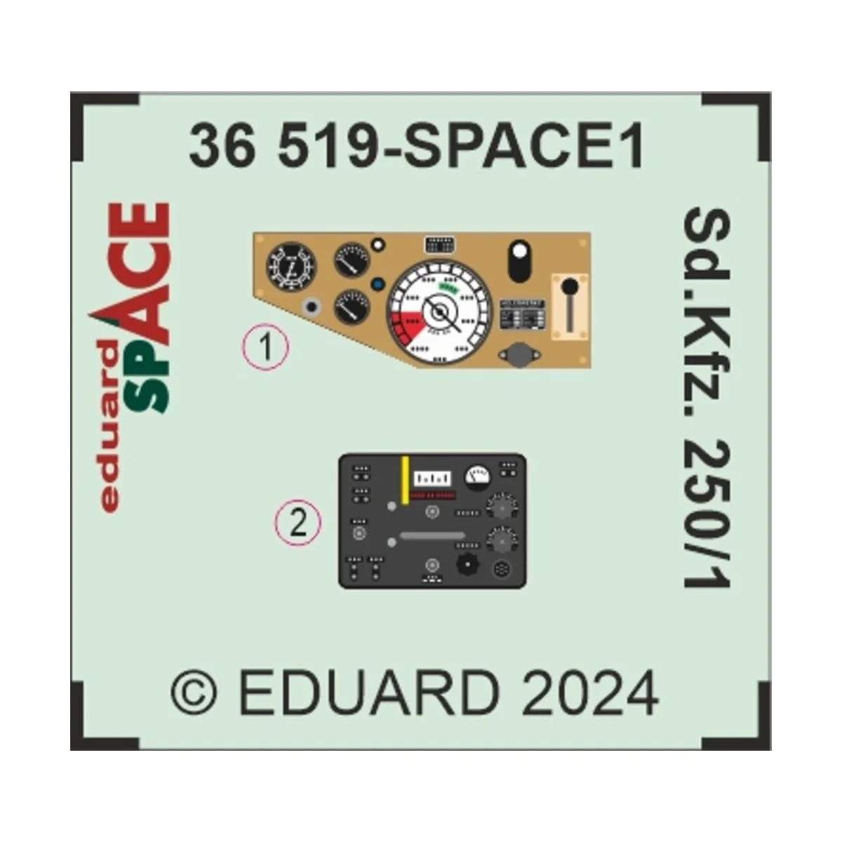Sd.Kfz. 250/1, 1/35 - Eduard Accessories 36519