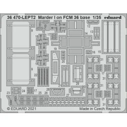 Marder I on FCM 36 base 1/35 for ICM, 1/35 - Eduard Accessories 36470 2