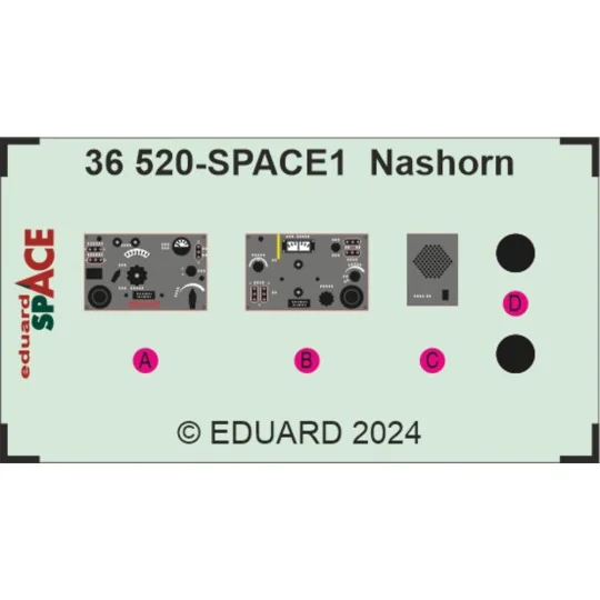 Nashorn, 1/35 - Eduard Accessories 36520