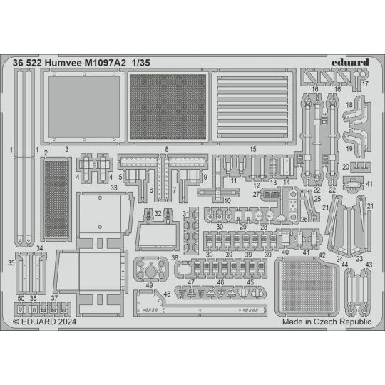 Humvee M1097A2 ICM, 1/35 - Eduard Accessories 36522