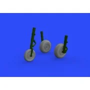 Me 262 wheels for Airfix - Eduard Accessories 672159