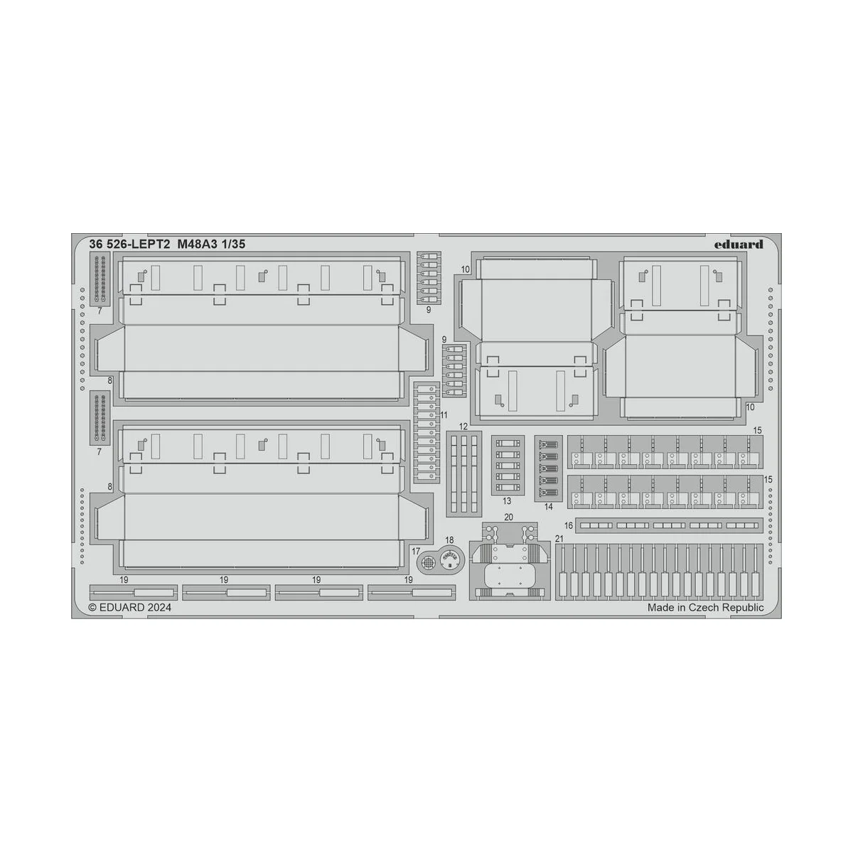 M48A3 I LOVE KIT, 1/35 - Eduard Accessories 36526