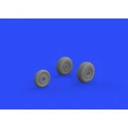 Me 262 wheels for Airfix - Eduard Accessories 672159