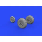 Me 262 wheels for Airfix, 1/72 - Eduard Accessories 672159