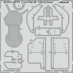 2 cm Flak 38 ICM, 1/35 - Eduard Accessories 36531 2