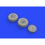 Me 262 wheels for Airfix - Eduard Accessories 672159