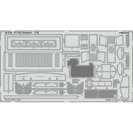FV 622 Stalwart for Airfix, 1/35 - Eduard Accessories 36538