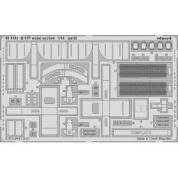 B-17F waist section 1/48 for HKM, 1/48 - Eduard Accessories 491183