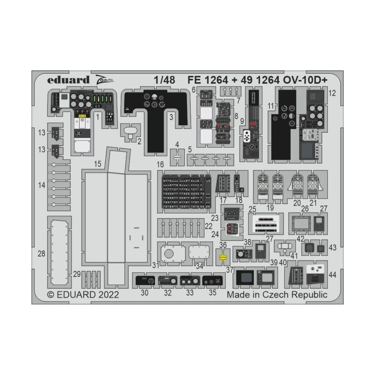 OV-10D+ for ICM, 1/48 - Eduard Accessories 491264