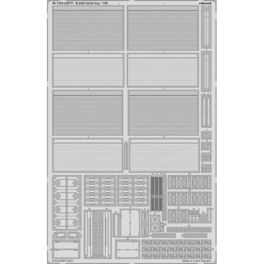 B-24D bomb bay 1/48 REVELL, 1/48 - Eduard Accessories 481104