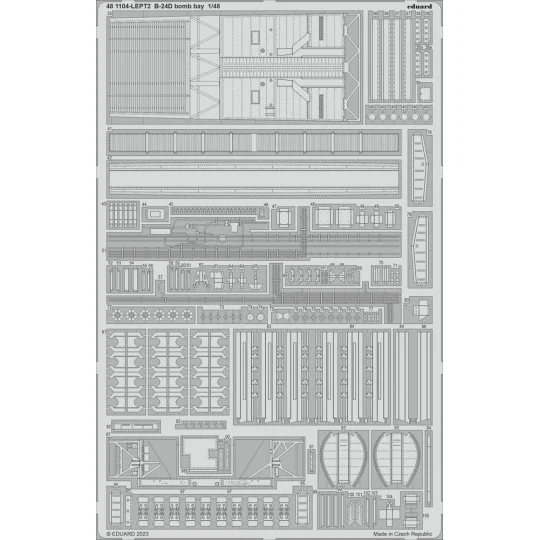 B-24D bomb bay 1/48 REVELL, 1/48 - Eduard Accessories 481104