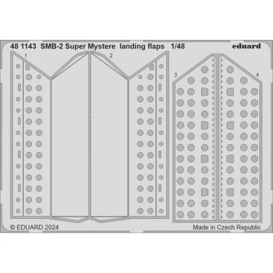 SMB-2 Super Mystere landing flaps, 1/48 - Eduard Accessories 481143