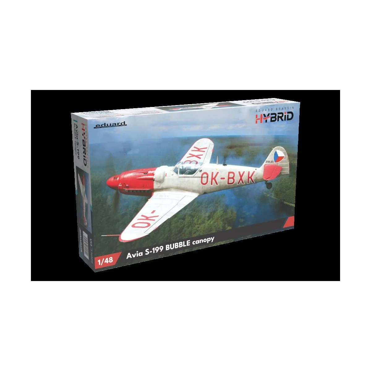 Avia S-199 bubble canopy, 1/48 - Eduard Plastic Kits 948012