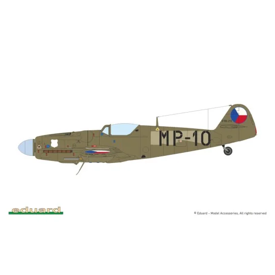 Avia S-199 bubble canopy, 1/48 - Eduard Plastic Kits 948012