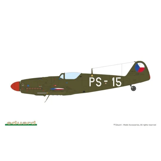 Avia S-199 bubble canopy, 1/48 - Eduard Plastic Kits 948012