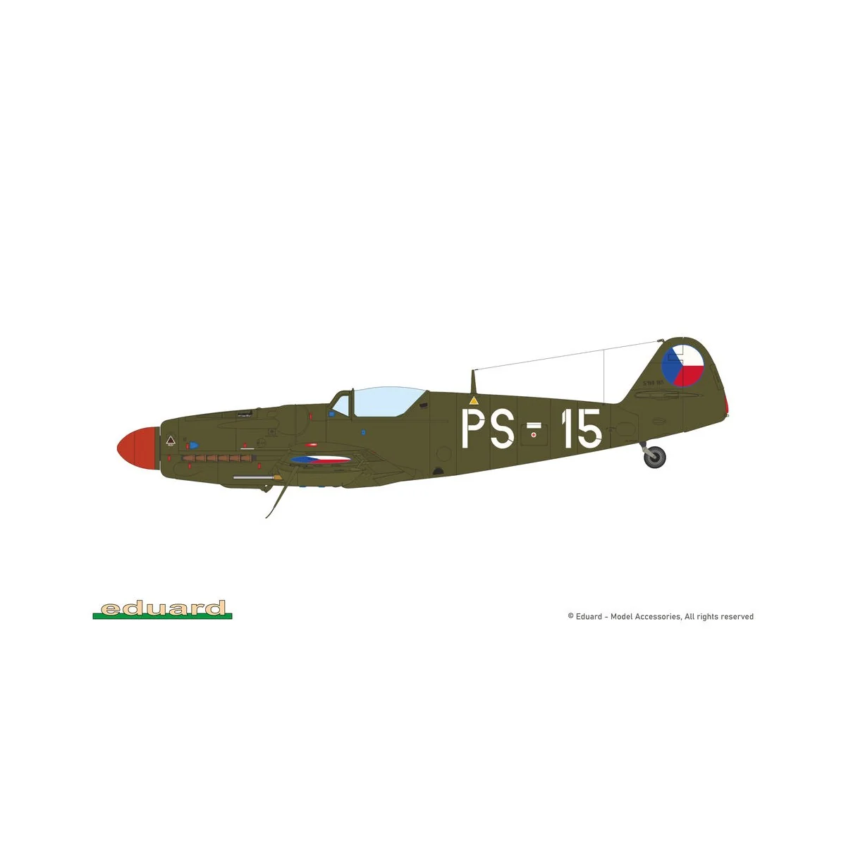 Avia S-199 bubble canopy, 1/48 - Eduard Plastic Kits 948012