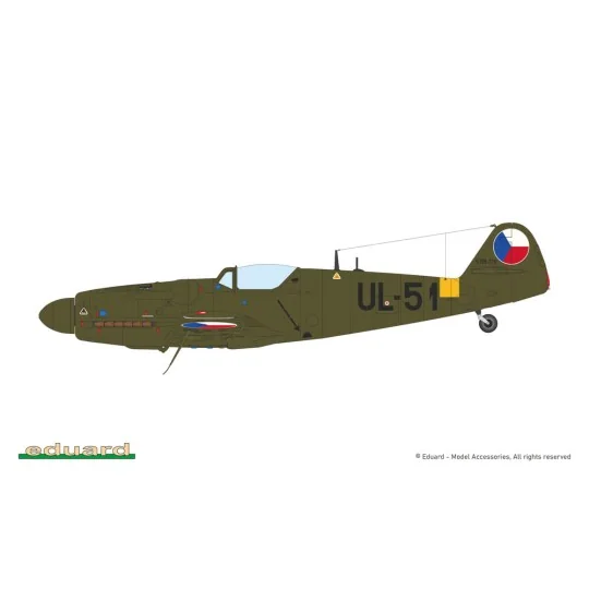 Avia S-199 bubble canopy, 1/48 - Eduard Plastic Kits 948012