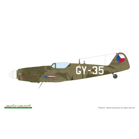 Avia S-199 bubble canopy, 1/48 - Eduard Plastic Kits 948012