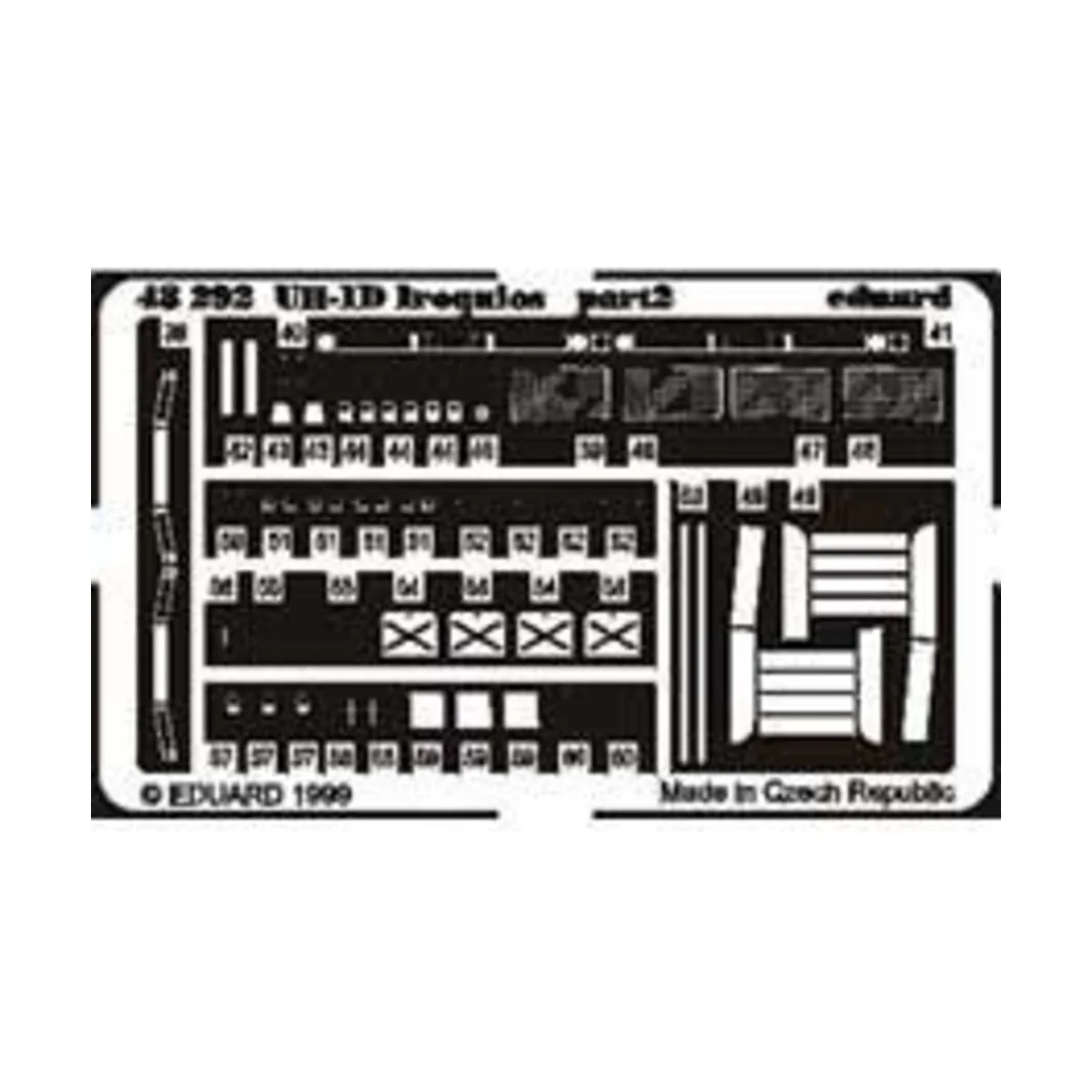 UH-1D Iraoquios, 1/48 - Eduard Accessories 48292