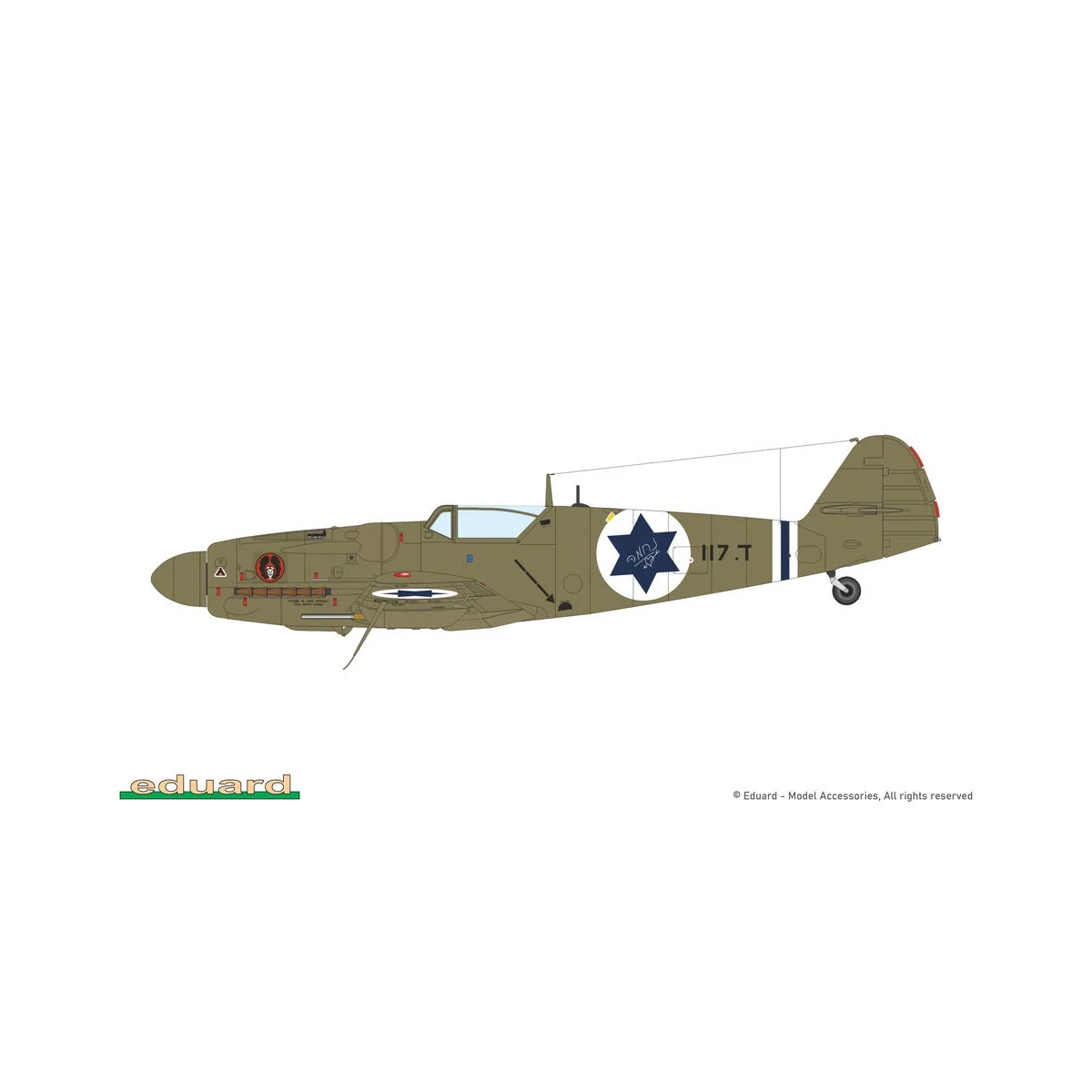 Avia S-199 ERLA canopy, 1/48 - Eduard Plastic Kits 948011