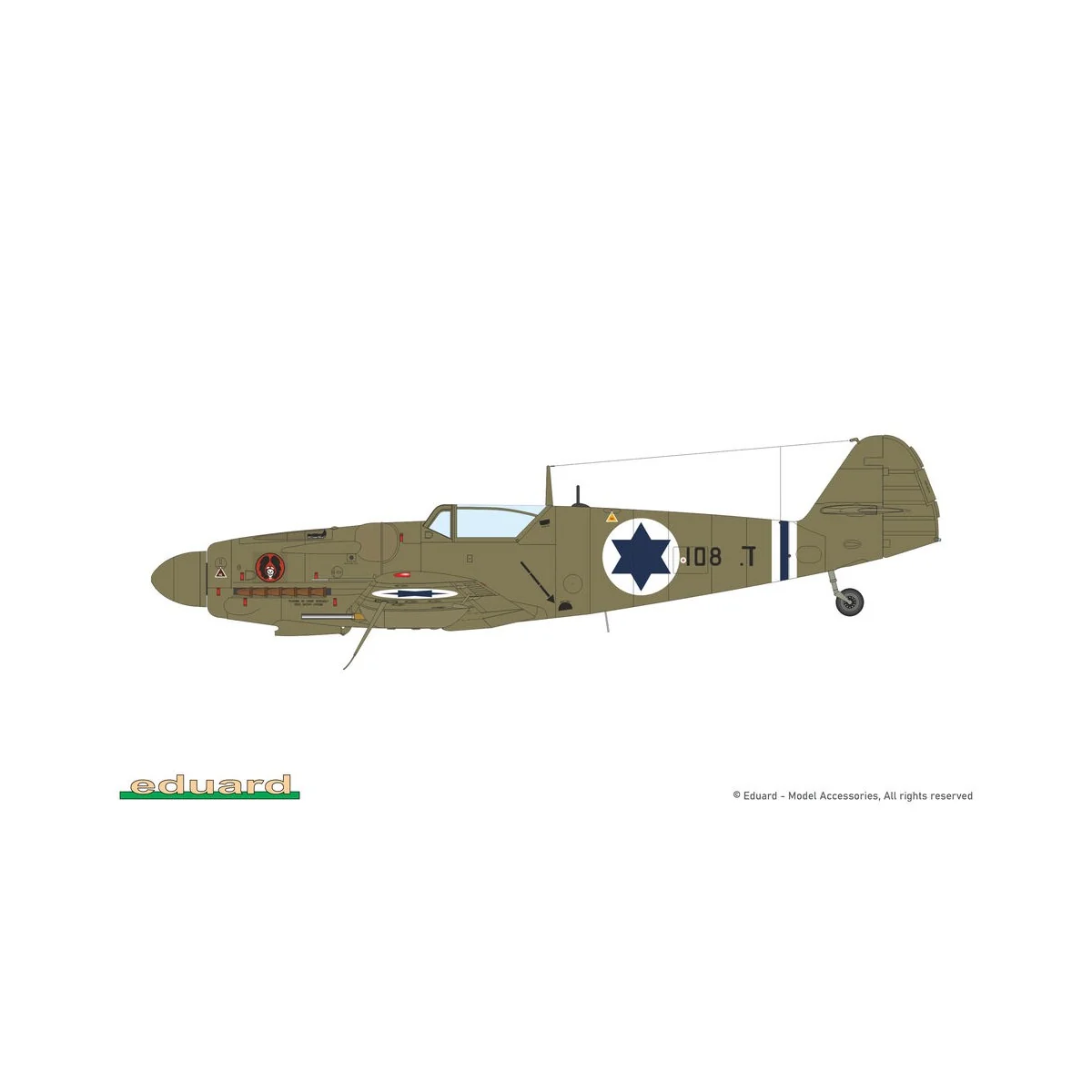 Avia S-199 ERLA canopy, 1/48 - Eduard Plastic Kits 948011