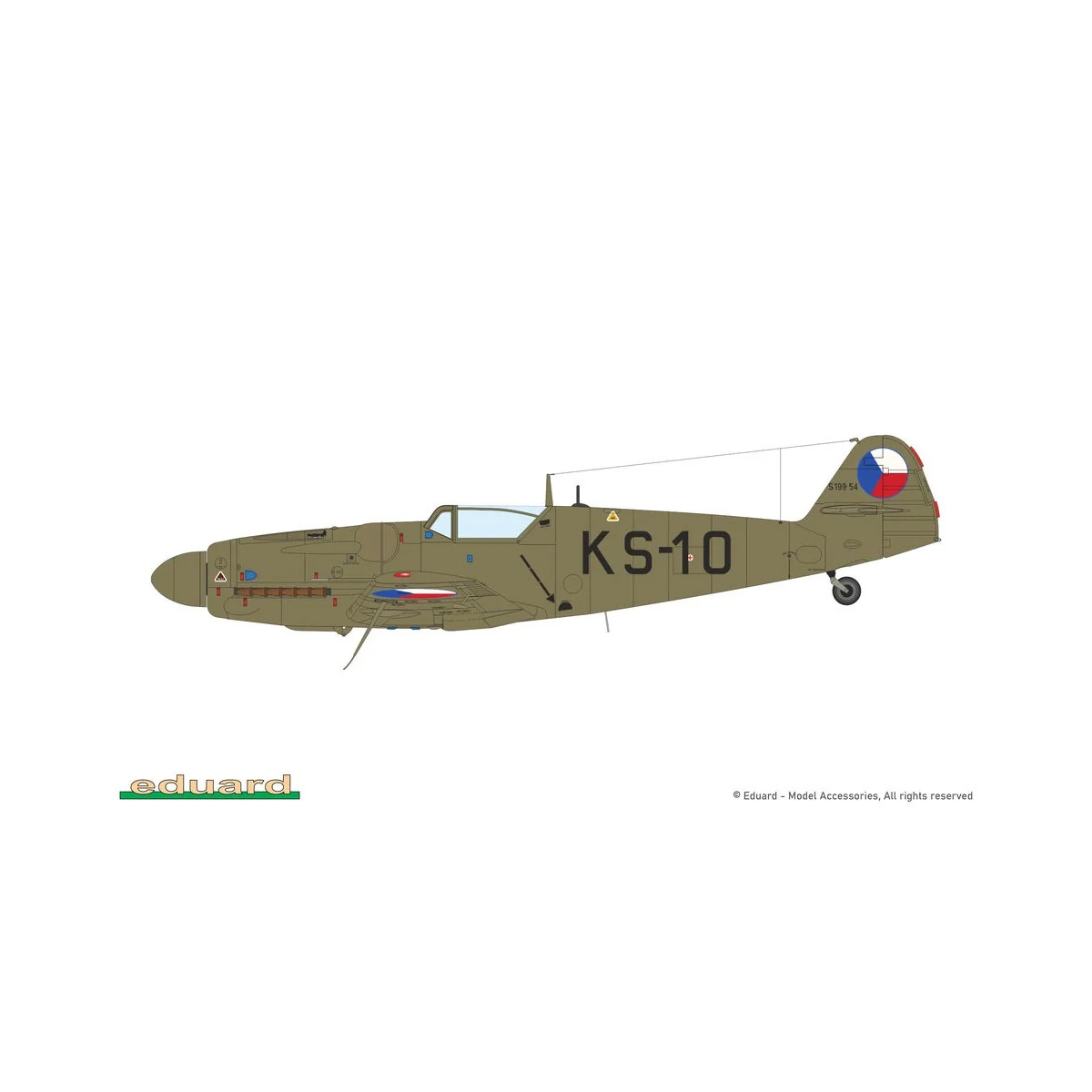 Avia S-199 ERLA canopy, 1/48 - Eduard Plastic Kits 948011