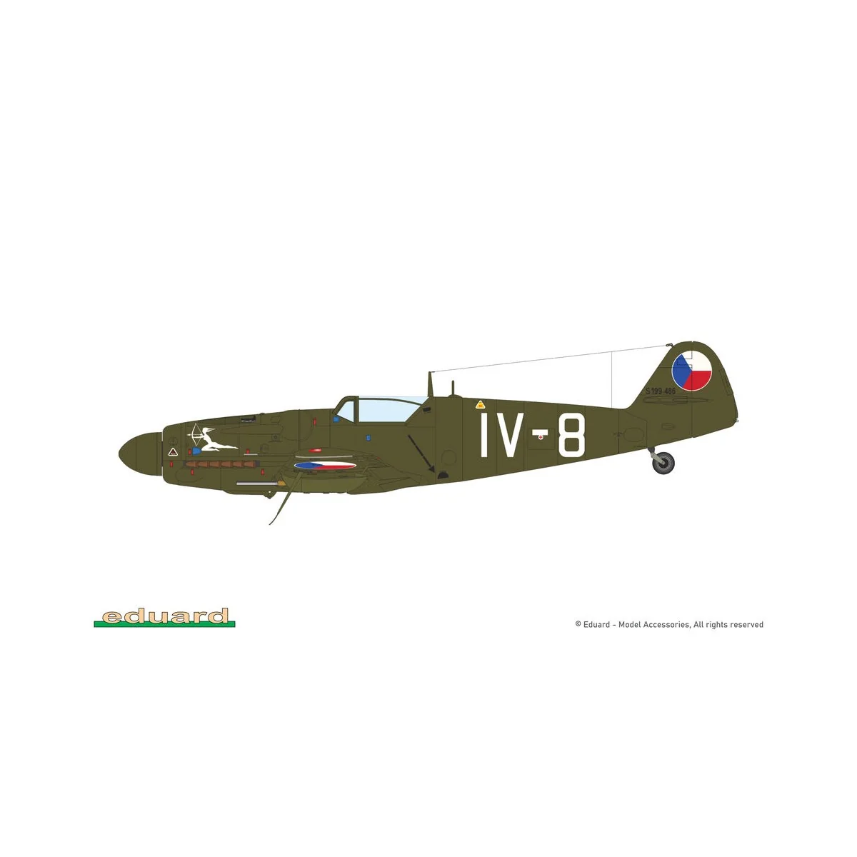 Avia S-199 ERLA canopy, 1/48 - Eduard Plastic Kits 948011