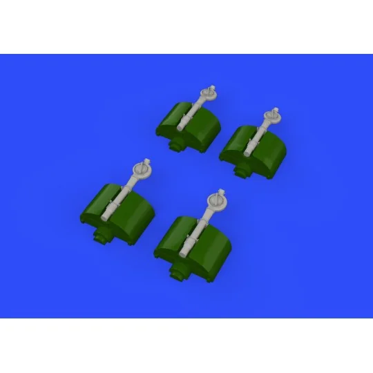 B-24 turbochargers f.Eduard, Hasegawa, 1/72 - Eduard Accessories 67...