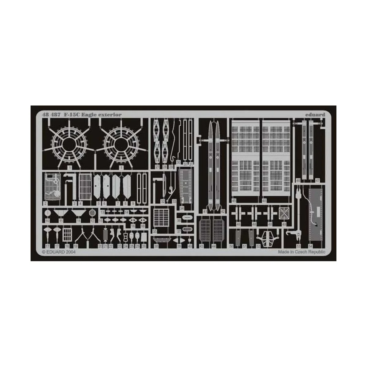 F-15C Eagle Exterior, 1/48 - Eduard Accessories 48487
