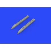 Ki-61-Id exhaust stacks for Tamiya, 1/72 - Eduard Accessories 672202 Ki-61-Id exhaust stacks for Tamiya, 1/72 - Eduard Accessories 672202