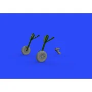 F6F wheels for Eduard, 1/72 - Eduard Accessories 672203