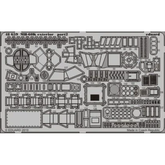 MH-60K exterior for Italeri, 1/48 - Eduard Accessories 48659