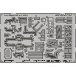 MiG-21 MF exterior for Eduard, 1/48 - Eduard Accessories 48702 2
