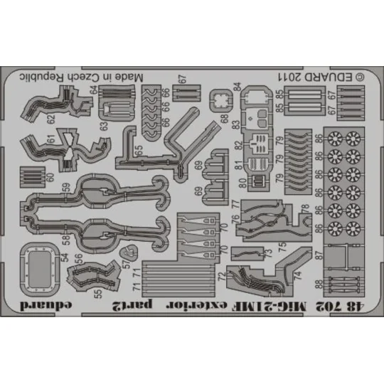 MiG-21 MF exterior for Eduard, 1/48 - Eduard Accessories 48702