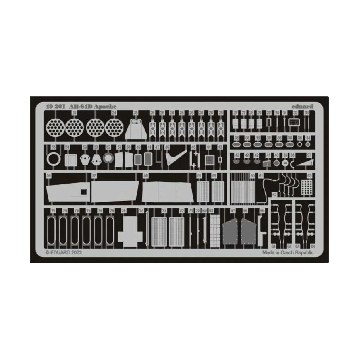 AH-64D Apache für Hasegawa Bausatz, 1/48 - Eduard Accessories 49201