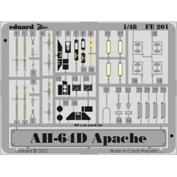AH-64D Apache für Hasegawa Bausatz, 1/48 - Eduard Accessories 49201 2