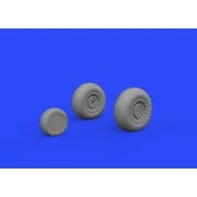 B-25 wheels for Hasegawa, 1/72 - Eduard Accessories 672206